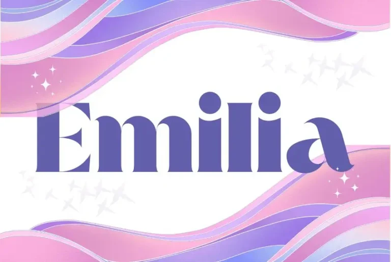 Ilustracja artykułu "Emilia - poznaj znaczenie i pochodzenie imienia Emilia oraz sławne osoby, które je noszą", opublikowanego na portalu https://nasze-imiona.pl