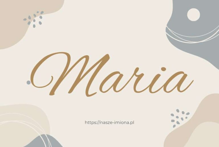 Ilustracja do artykułu "Maria - poznaj znaczenie i pochodzenie imienia Maria oraz sławne osoby, które je noszą", opublikowanego na portalu https://nasze-imiona.pl