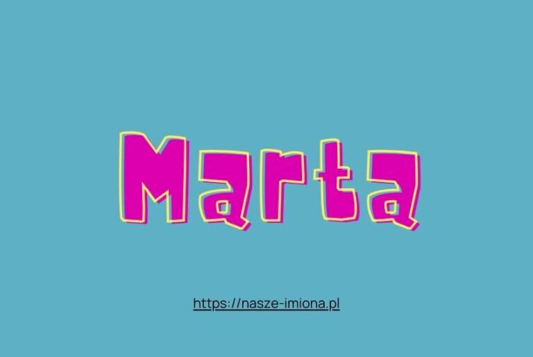 Ilustracja do artykułu "Marta - poznaj znaczenie i pochodzenie imienia Marta oraz sławne osoby, które je noszą" opublikowanego na portalu https://nasze-imiona.pl