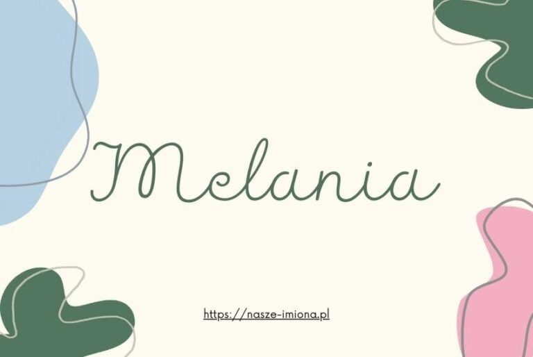 Ilustracja do artykułu "Melania - poznaj znaczenie i pochodzenie imienia Melania oraz sławne osoby, które je noszą" opublikowanego na portalu https://nasze-imiona.pl