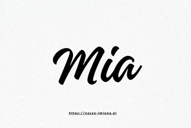 Ilustracja do artykułu "Mia - poznaj znaczenie i pochodzenie imienia Mia oraz sławne osoby, które je noszą" opublikowanego na portalu https://nasze-imiona.pl