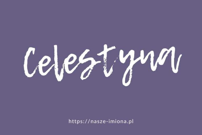 Ilustracja do artykułu "Celestyna - poznaj znaczenie i pochodzenie imienia Celestyna oraz sławne osoby, które je noszą", opublikowana na portalu https://nasze-imiona.pl 