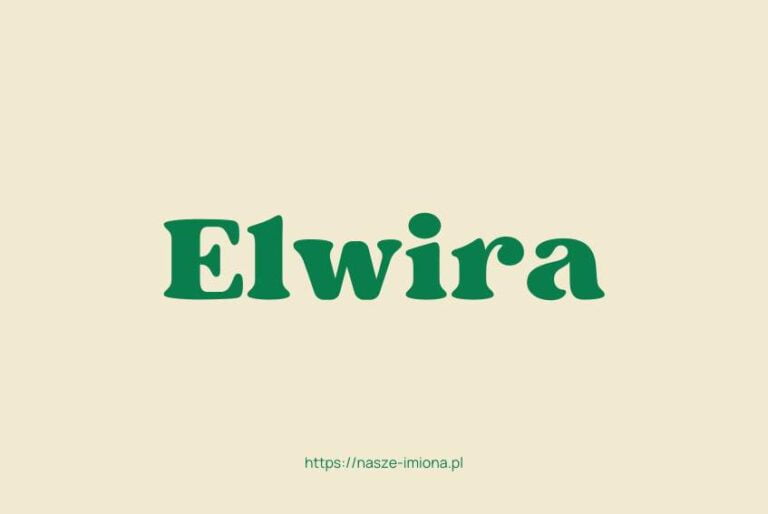 Ilustracja do artykułu "Elwira - poznaj znaczenie i pochodzenie imienia Elwira oraz sławne osoby, które je noszą", opublikowana na portalu https://nasze-imiona.pl ­