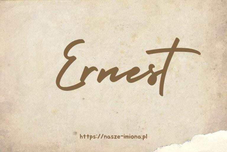 Ilustracja artykułu:"Ernest - poznaj znaczenie i pochodzenie imienia Ernest oraz sławne osoby, które je noszą", opublikowana na portalu https://nasze-imiona.pl
