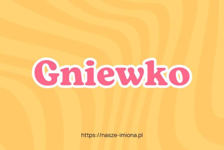 Ilustracja do artykułu:"Gniewko - poznaj znaczenie i pochodzenie imienia Gniewko oraz sławne osoby, które je noszą", opublikowana na portalu https://nasze-imiona.pl ­