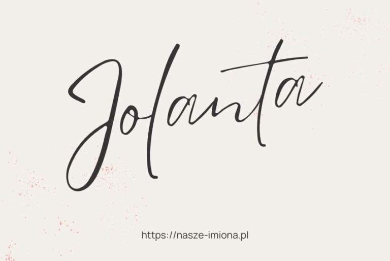 Ilustracja do artykułu "Jolanta - poznaj znaczenie i pochodzenie imienia Jolanta oraz sławne osoby, które je noszą", opublikowana na portalu https://nasze-imiona.pl 