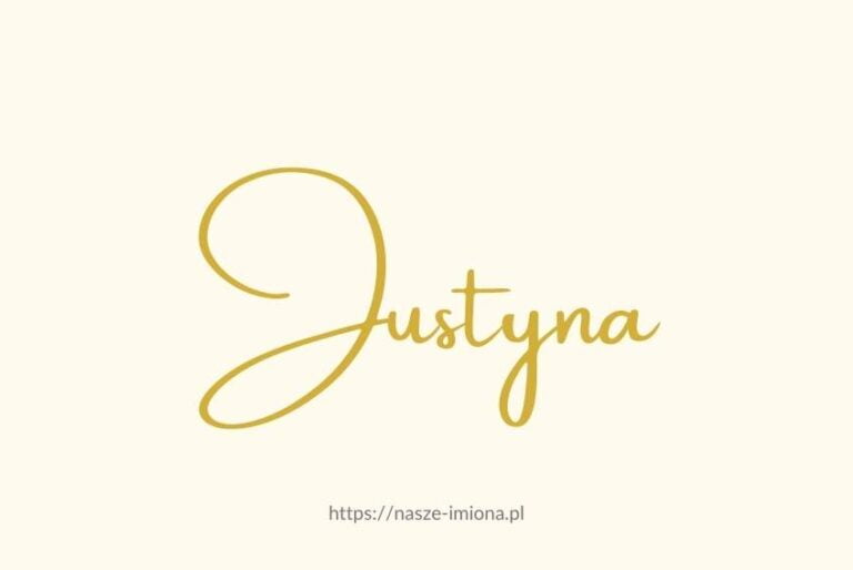 Ilustracja artykułu:"Justyna - poznaj znaczenie i pochodzenie imienia Justyna oraz sławne osoby, które je noszą", opublikowana na portalu https://nasze-imiona.pl