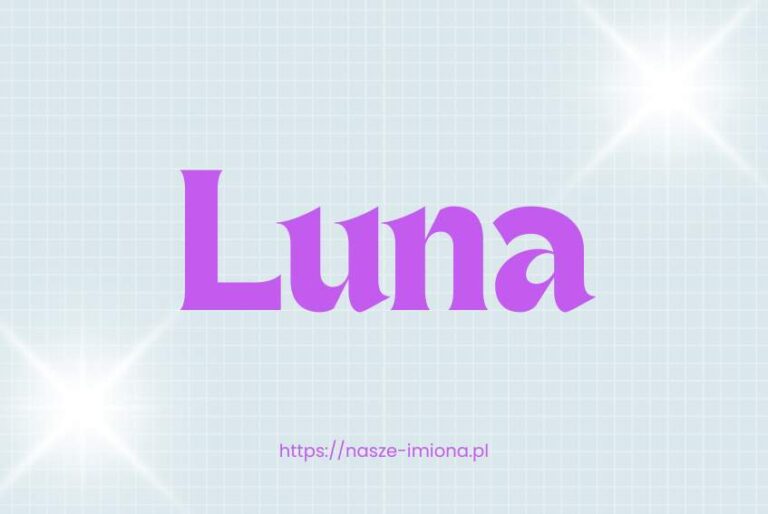 Ilustracja do artykułu:"Luna - poznaj znaczenie i pochodzenie imienia Luna oraz sławne osoby, które je noszą", opublikowana na portalu https://nasze-imiona.pl ­