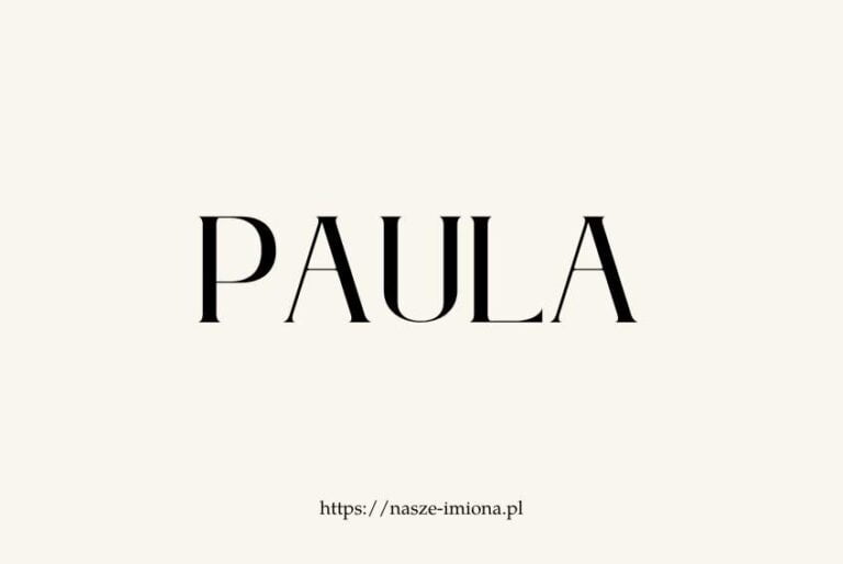 Ilustracja do artykułu:"Paula - poznaj znaczenie i pochodzenie imienia Paula oraz sławne osoby, które je noszą", opublikowanego na portalu https://nasze-imiona.pl 