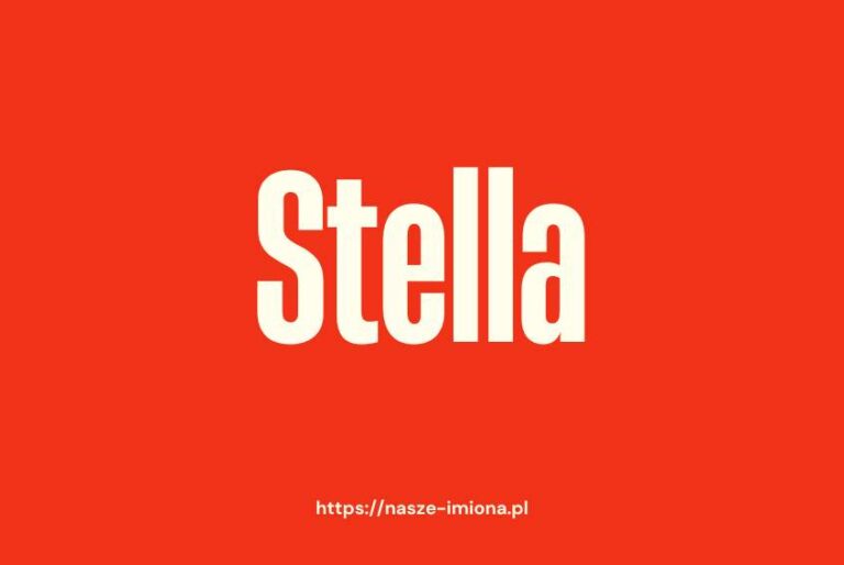 Ilustracja do artykułu:"Stella - poznaj znaczenie i pochodzenie imienia Stella oraz sławne osoby, które je noszą", opublikowanego na portalu https://nasze-imiona.pl 